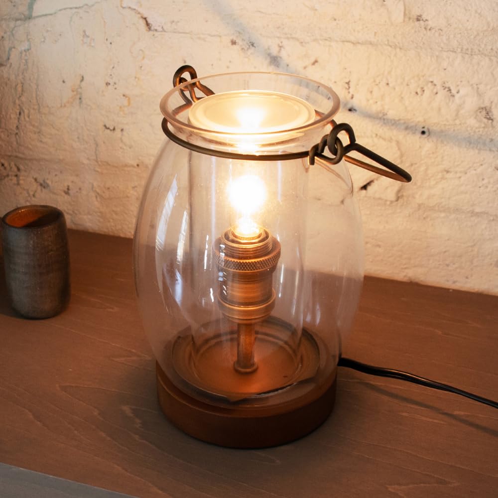Ampoule Aroma Light, Aroma Lamp, Stylish Table Lamp for Living Room, Dining Room, Bedroom, Desk, Cafe, Antique, Retro, Classic, Nordic Lighting Fixtur