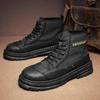 Martin Boots Men's Heightening Shell Head Bag Head Retro Locomotive Boots Big Yellow Boots New Big Head Shoes