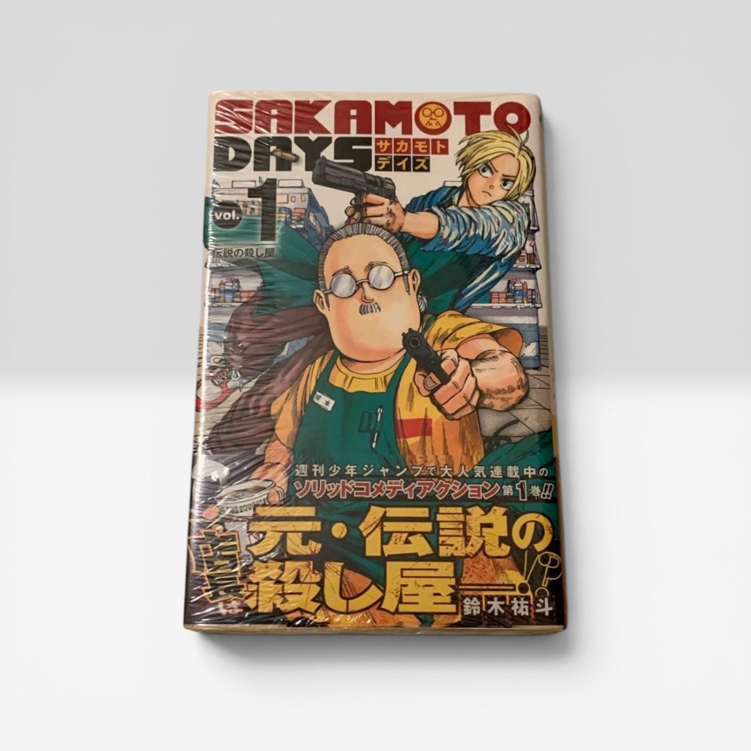 SAKAMOTO DAYS Vol.1 1st Print Edition 2021 w Obi Shrink Manga Yuto Suzuki