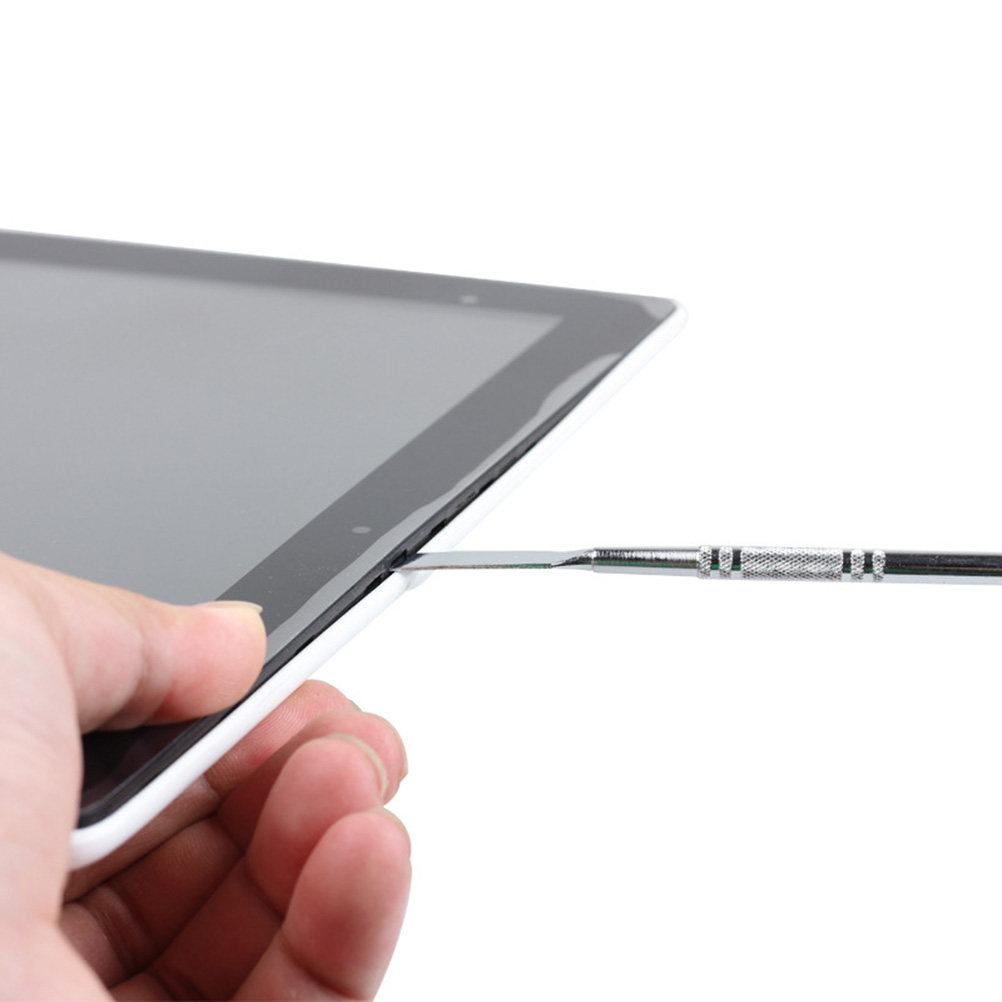10Pcs Ergonomic Spudger Tools Stainless Steel Dual-Tip Pry Stick for Smartphone Tablet Laptop Electronics Repair Opening Tool