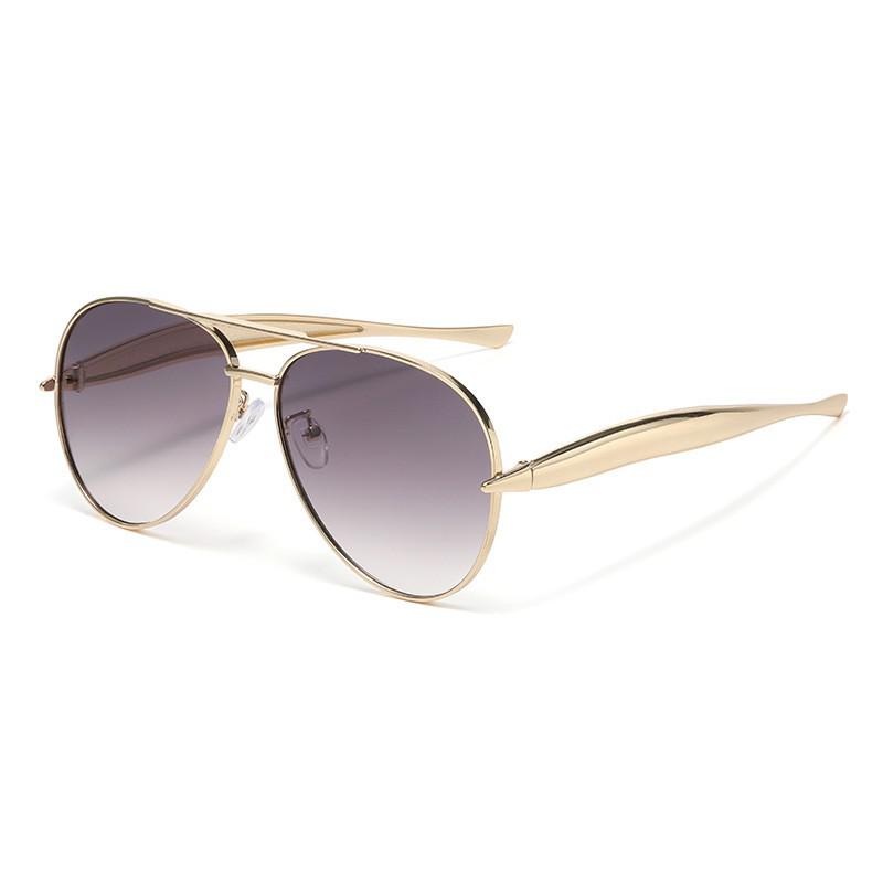Trendy Retro Frog Shape Sunglasses: UV Protection Streetwear for Women