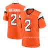 Denver Broncos NFL Football Jersey Surtain II Bo Nix Fan Apparel Cotton Team Sports Uniform Men Women