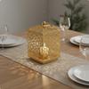 Hollow Metal Candle Holder Elegant Decor Vintage Design Creates Warm Atmospheric