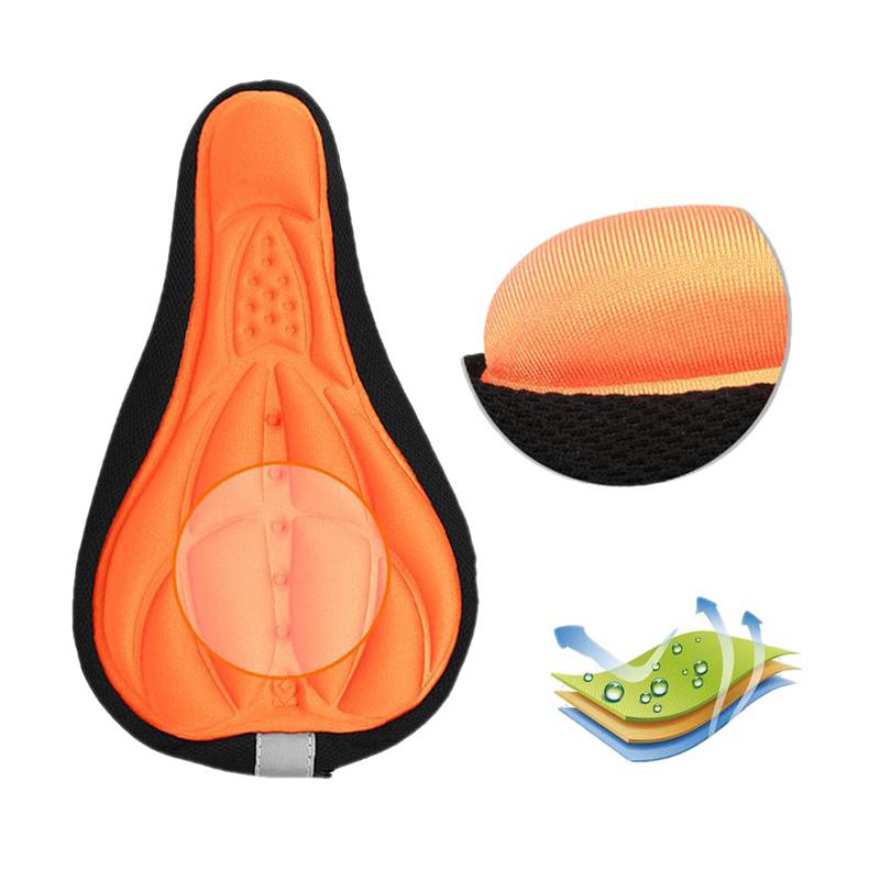 Șa Bicicletă 3D Moale Husă Scaun Ciclism MTB Bicicletă Montană Pad Burete Îngroșat Pernă Respirabilă de Exterior Accesorii Bicicletă