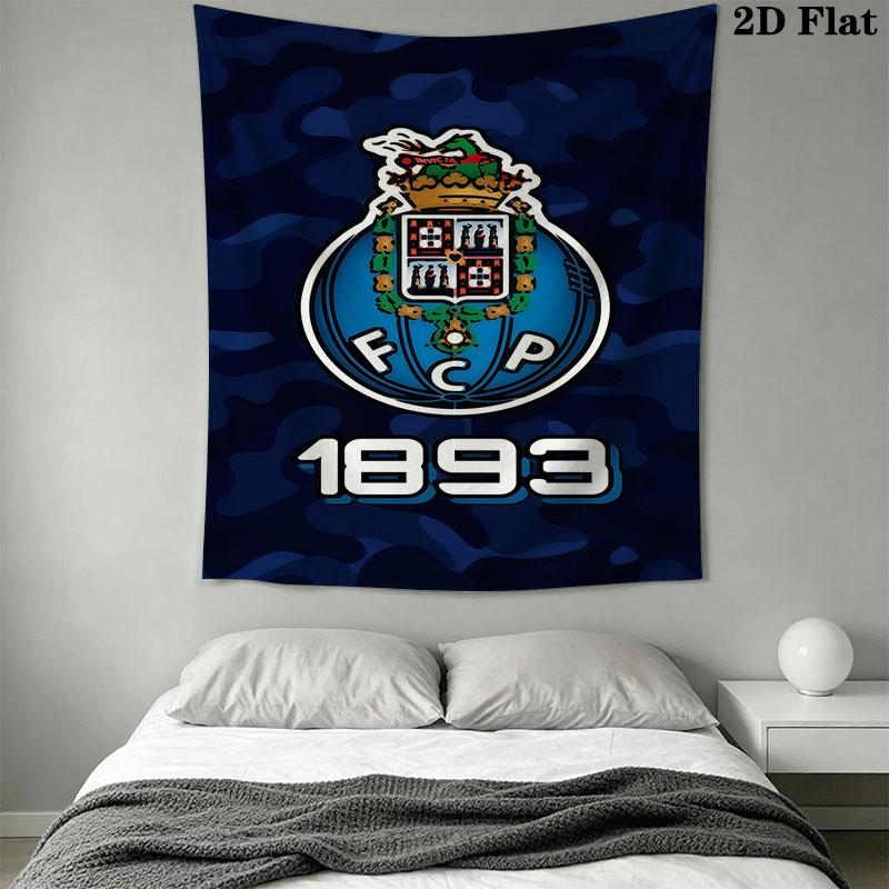 FC Porto club Wall Hanging Printed Fabric Blanket Decorative Tapestries for Bedroom Living Room Home Decor