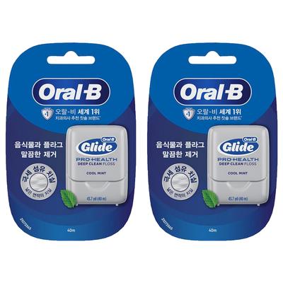 Glide, Pro-Health, Original Deep Clean Dental Floss, 2 Packs, 40m Each