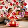 Explosion Gift Box for Money Valentine's Day Pop-Up Cash Money Holder DIY Folding Bounce Box for Valentine's Day Birthday Anniversary