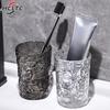 1pcs Plastic Mouthwash Toothbrush Cup With Handle Home Bathroom Tumblers Portable Mug Transparent Toothbrush Holder