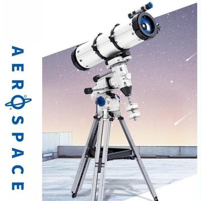 Non-Toxic Knew Built Astronomical Telescope Building Blocks Aerospace Culture Series Assembly Puzzle Toys Creative Desktop Decorations