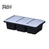 BPA-free Large Ice Cube Tray Silicone Freezer with Lid 3-Compartment And Oven Safe Mold for Soups Sauces BPA-Free Maker Easy-release