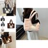 Large Capacity Plush Tote Bag Women Winter New Street Fashion Shoulder Bag