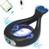 Penis Ring Vibrator G-Spot Stimulation  APP Control Adjustable Vibrating Ring Longer Harder Stronger Erection Toy Men Adult Penis Trainer Masturbator