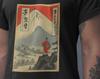 Japanese Samurai T-Shirt: Vintage Edo Comic Book Design
