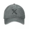 X Bird LOGO Baseball Cap Cosplay Rugby Designer Cap Snapback Cap Golf Wear Unisex Womens