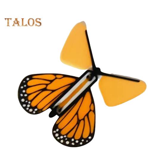 

3D-печатная летающая игрушка-бабочка, заводная игрушка-бабочка для детей и взрослых, снятие стресса и беспокойства, резиновая игрушка-бабочка, подарок на вечеринку A