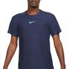 Nike T-shirt da uomo Blu scuro Girocollo Vestibilità dritta moderata CU4990-451