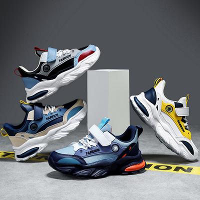 Frühling und Herbst Jungen/mädchen Wasserdichte PU Klett Ultra-licht Kinder Casual Sneakers