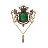 Baroque Palace High-end Chain Tassel British High-end Ancient Ladies Brooch
