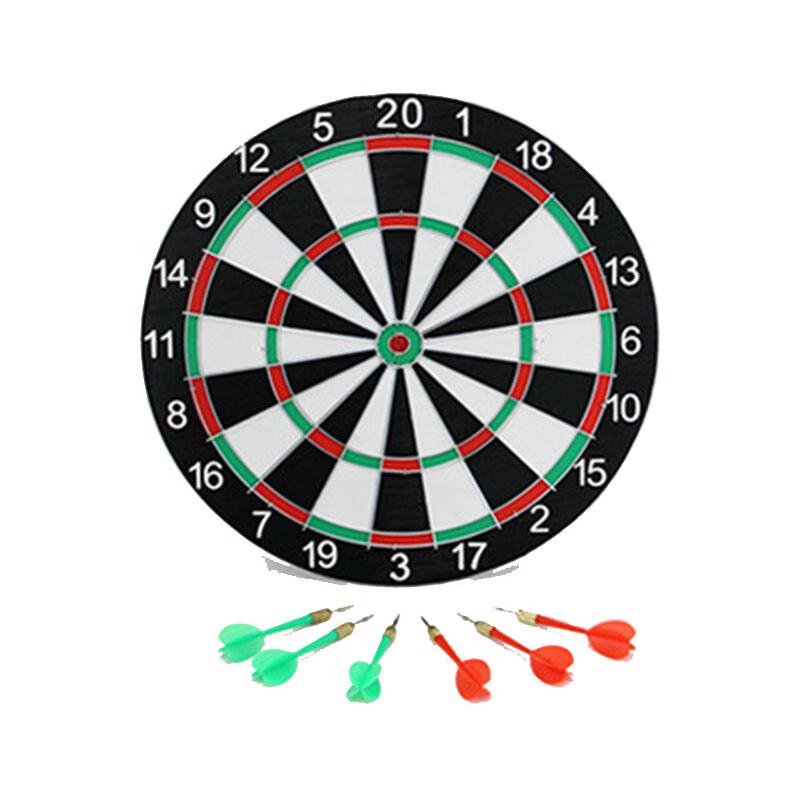Mussel Double-Sided Flocked Dartboard Set