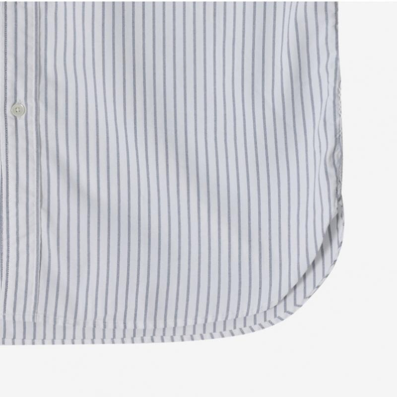 Nanamica Button-Down Streifen Wind Unisex Hemd S25sg090e