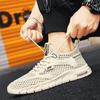 Summer new hollow mesh shoes breathable sports running shoes casual lace-up