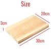 kicoriya Single-piece, domestically produced, high-quality cypress cutting board, 30cm x 20cm