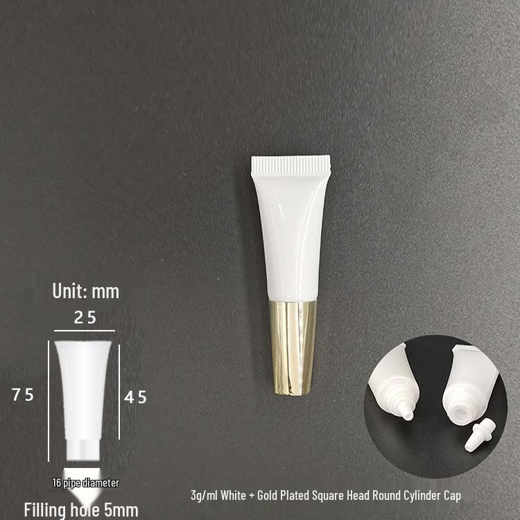 3ml Hautpflege Kosmetik Weich Tube für Serum oder Augencreme - Probiergröße Verpackungsmaterial Verfügbar
