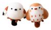 Hamanaka Wool Felt Marukoro Aclaine Marukoro Tit and Puffy Brown Kit, Series, Long-tailed Sparrow, H441-529,