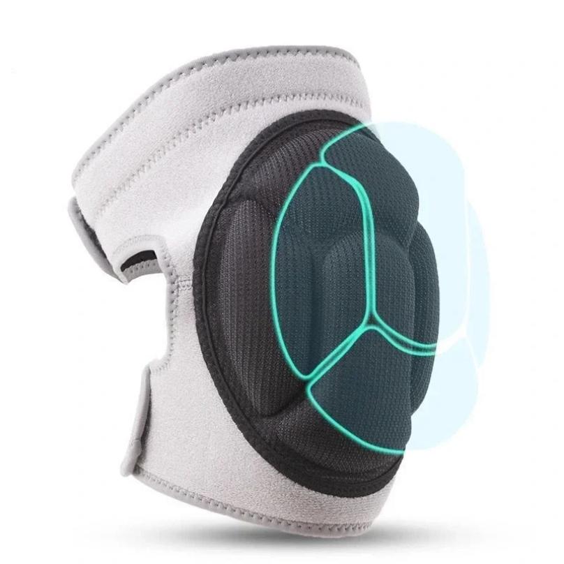 1 pair Sports Anti-collision Sponge Anti-fall Knee Pads Football Basketball Fitness Roller Skating Protective Gear Anti-fall