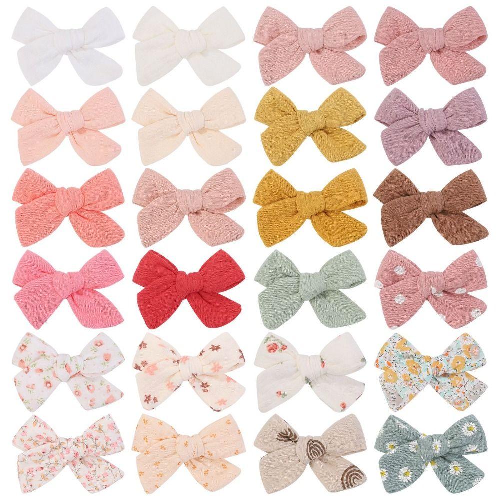 

Handmade Bowknot Hair Barrettes Cute Kids Hairpins Infant Toddlers Bows Hair Clips for Baby Girls