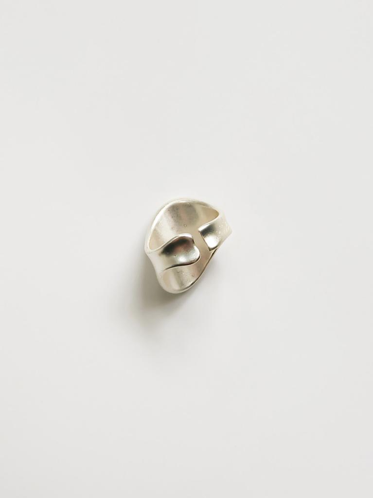Sosoo Matt Curve Open Ring