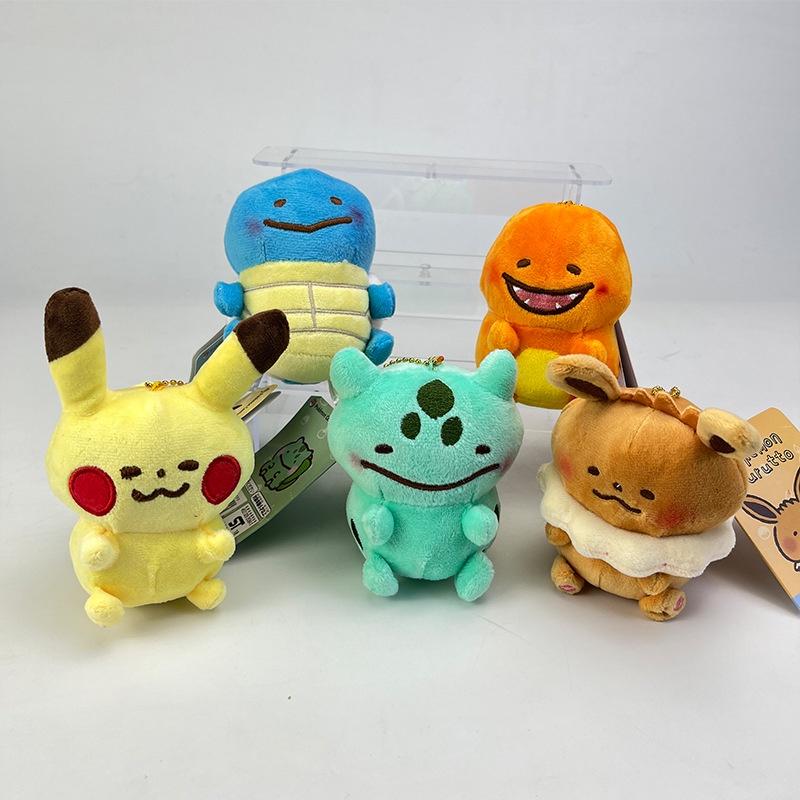Bulbasaur Squirtle Pikachu Charmander Eevee Pluszowa Zawieszka Brelok