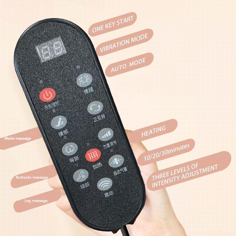 JAIYORL Massage Mat Mattress Full Body Electric Airbag Heated Neck Massager Traction Lumbar Vibration With Remote Controller