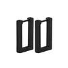 Fashion Stainless Steel Rectangle Hoop Earrings For Women Huggie Geometric Punk Hip Hop Unisex Jewelry Gold Silver Black Color