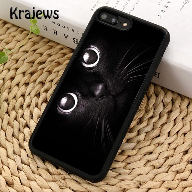 Měkké pouzdro na telefon Krajews Witches Black Cat pro iPhone 14 5 6s 7 8 plus X XR XS 11 12 13 pro max Samsung Galaxy S21 S22ultra
