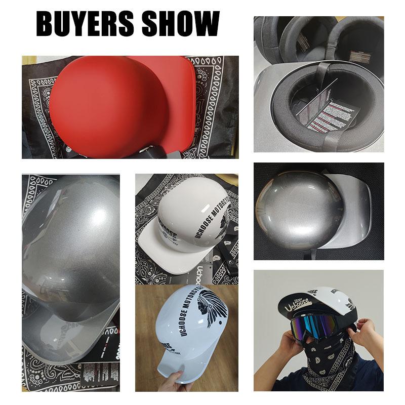 Uchoose Innovative Baseball Cap Magical Handsome Moto Off-road Vehicle Battery Car Helmet Suitable Giving A Veil Affordable