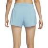 Nike Dri-FIT One Mid-Rise Lined Comfortable Three-Quarter Casual Shorts Women shorts Denim-Blue Green DX6011-464