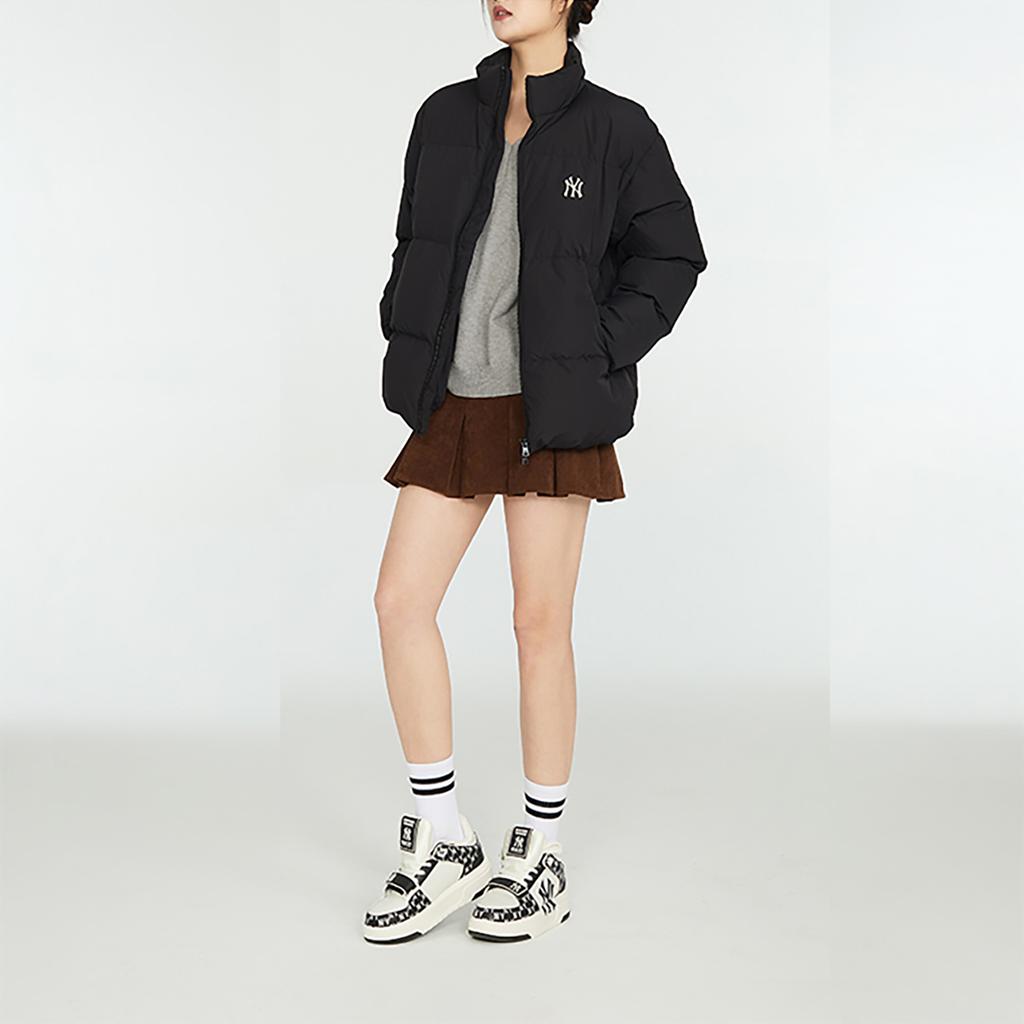 New MLB FW23 Down Jacket Cropped Unisex Black 3ADJB0336-50BKS