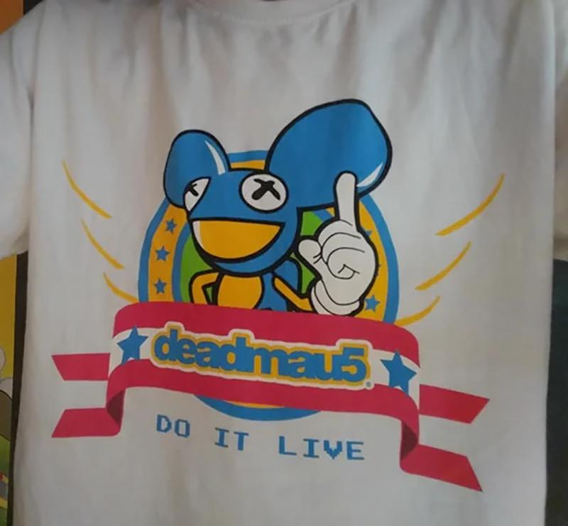 Vtg Deadmau5 DJ White Heavy Cotton All Size Shirt Gift For Family XXL
