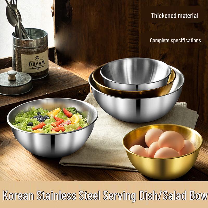 HUIHUADU 304 Stainless Steel Mixing Bowl Set