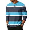 Men's Raglan Sleeve Three-quarter Sleeve Top