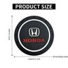 1/2pcs Car Coasters Water Cup Holder Pads Cup Slot Non-Slip Mat Interior Accessories For Honda civic accord cr-v fit crosstour FL3