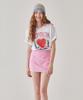 RONRON Ronron Heart Laurel Over Fit T Shirt White
