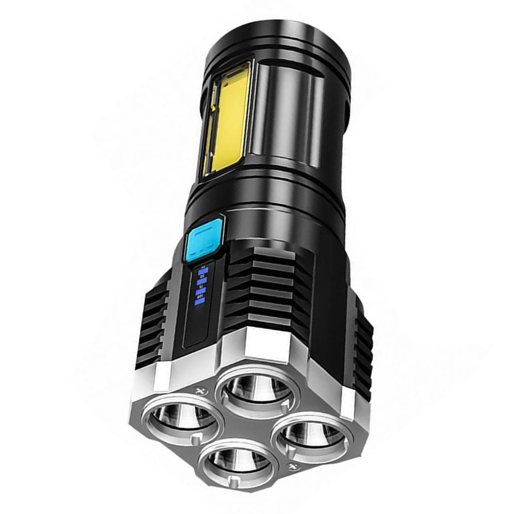 LED Torch USB Rechargeable 4022 Lumen Super Bright Flashlight with 4 Modes Water Resistant Handheld Torches for Camping