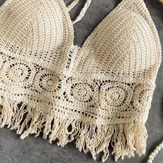 Letní Crop Top Pletená ramínka na špagety s odhaleným pasem bez zad Šaty bez ramínek