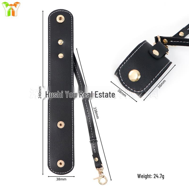 Spot PU Leather Waist-Hanging Lanyard for Gloves, Scarf, and Towel