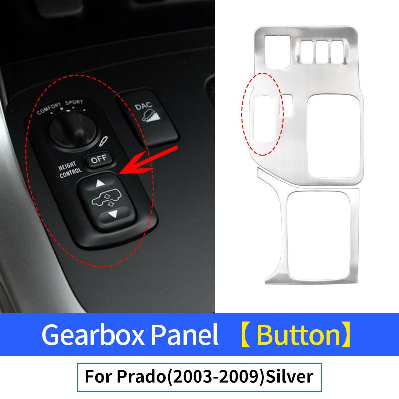 For 2003-2009 Toyota Land Cruiser Prado 120 Central Control Panel Gearbox Anti-Scratch Interior Design Decoration Modification