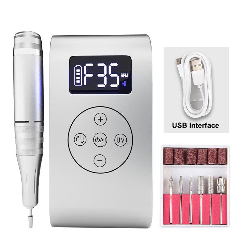 HANGDIAN JF601 2-в-1 Машина для фототерапии и полировки ногтей Штекер CN (адаптер в комплекте)