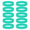 10/20Pcs 3.15" Silicone Rubber Bands Non-slip Flat Elastic Rubber Wrapping Bands for Books Traps Art Wrapping Paper Cord Wraps