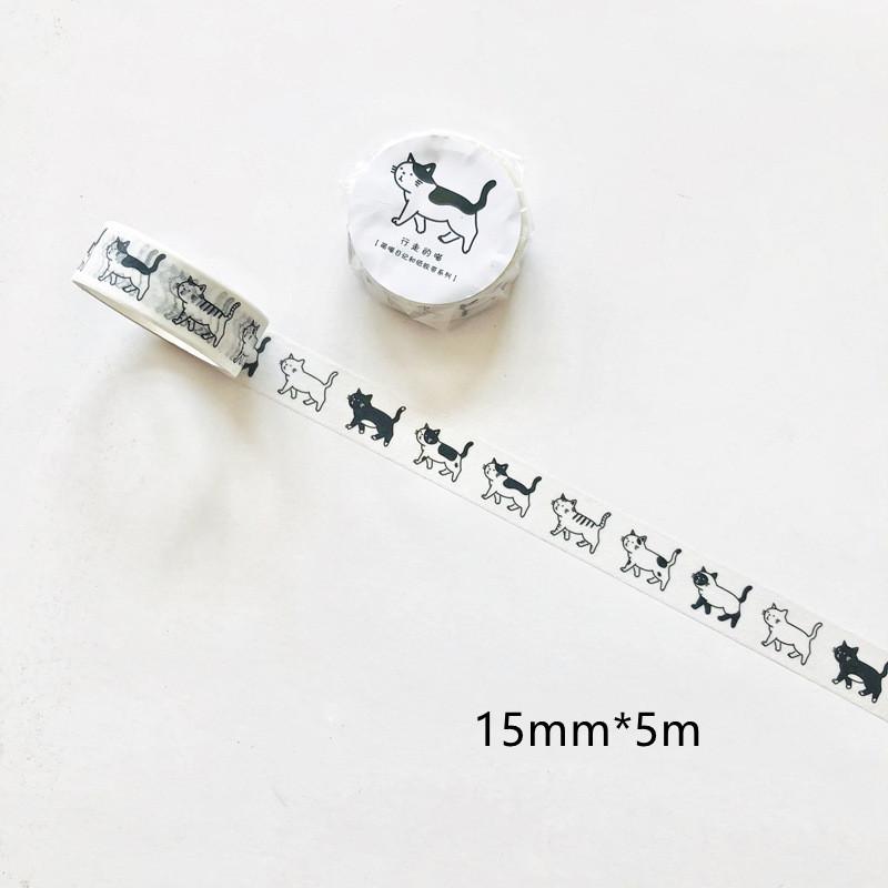 Beautiful Wash Tape Flower Plant Japanese Masking Adhesive Tape Decors Scrap Booking Sticker Label